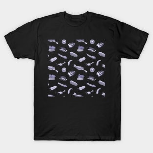 Burgess Shale Fossils Pattern T-Shirt